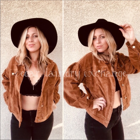 Rust Corduroy Jacket - Picture 3 of 8